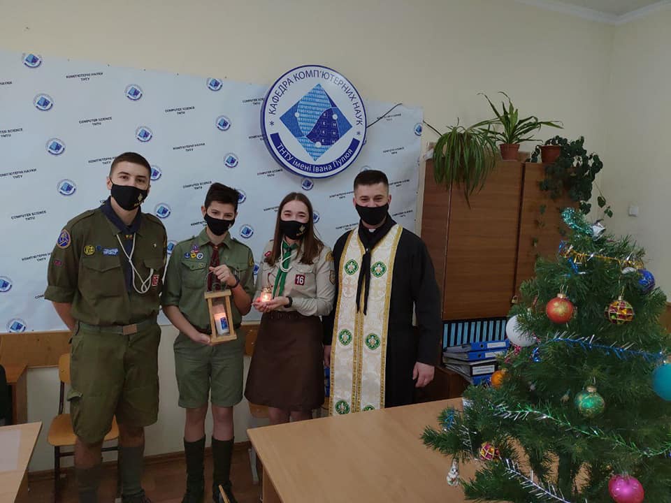 Сьогодні до нас у гості завітали пластуни